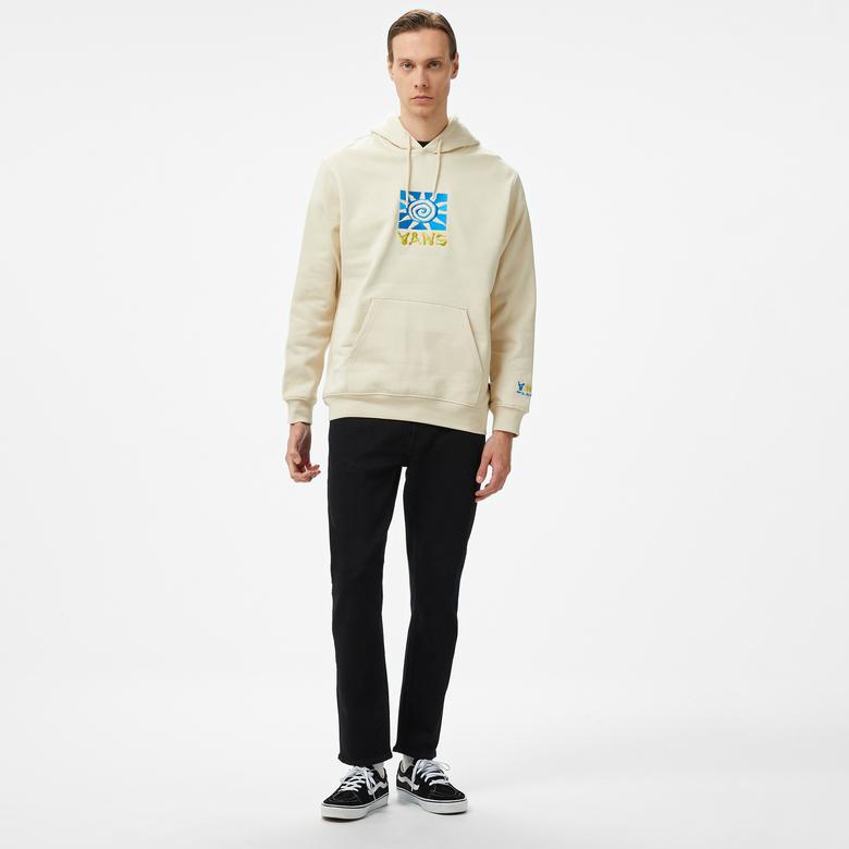 Vans Field Equipment Loose Po Erkek Krem Rengi Sweatshirt