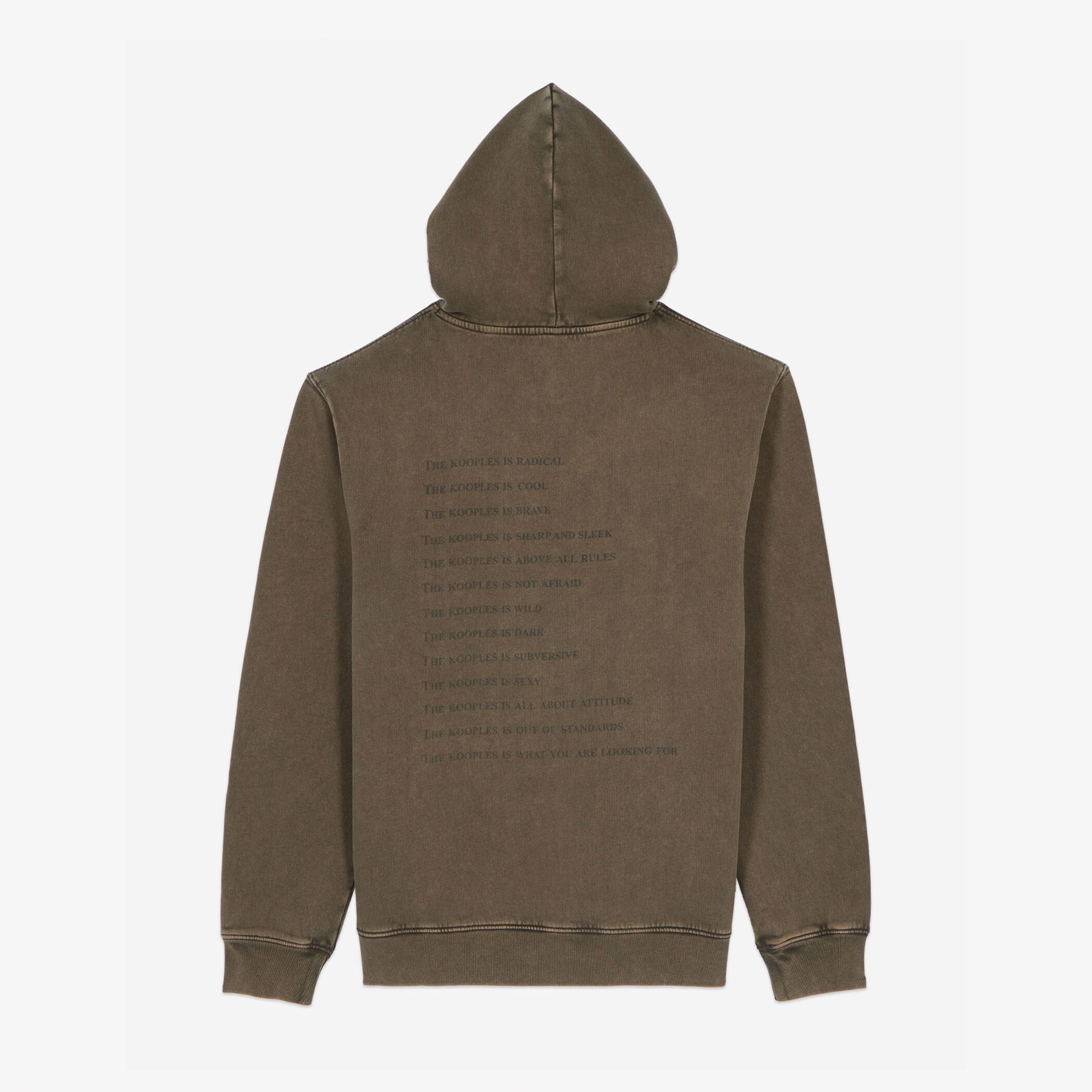 The Kooples Classic Erkek Haki Sweatshirt