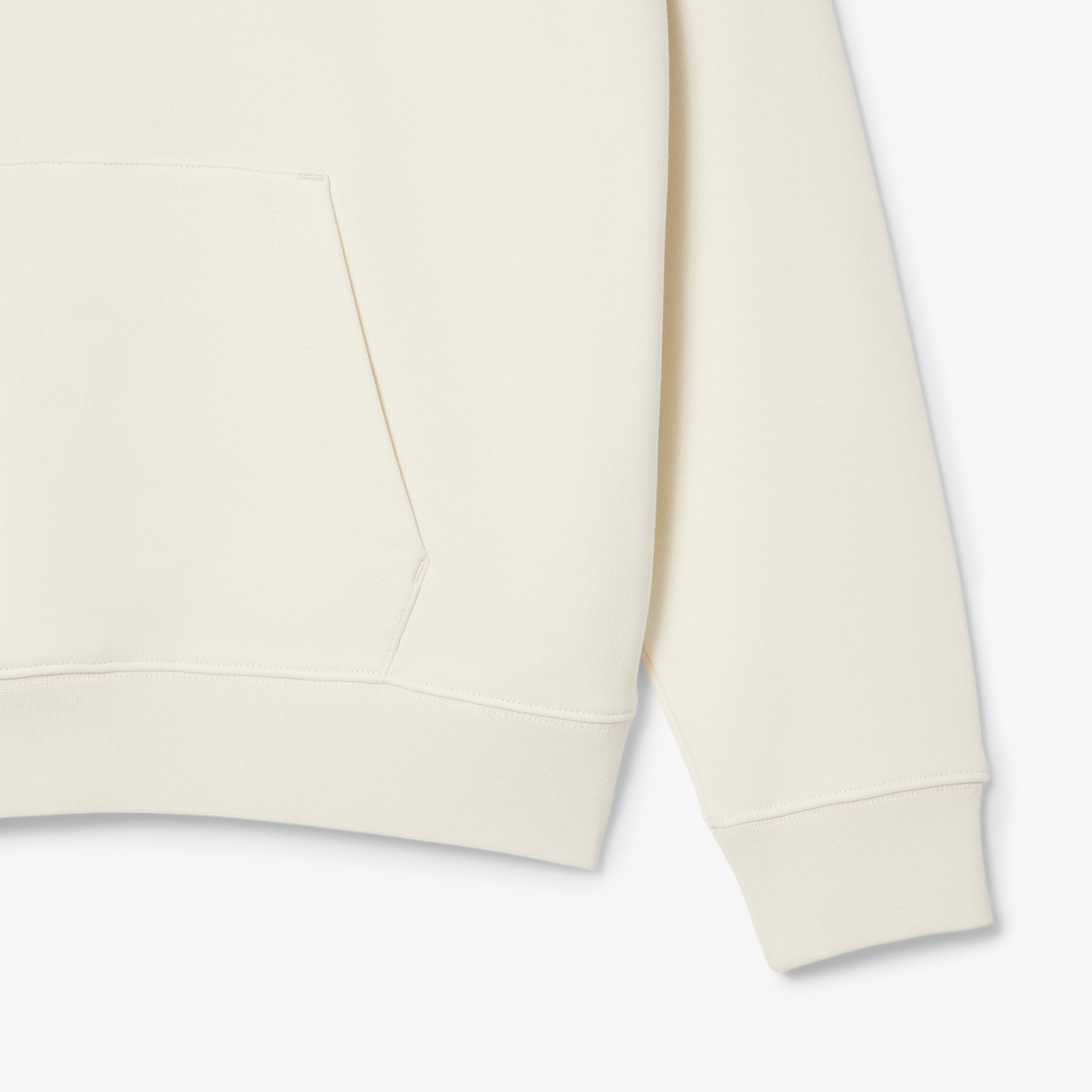 FW24 RUNWAY Unisex Loose Fit Baskılı Beyaz Sweatshirt