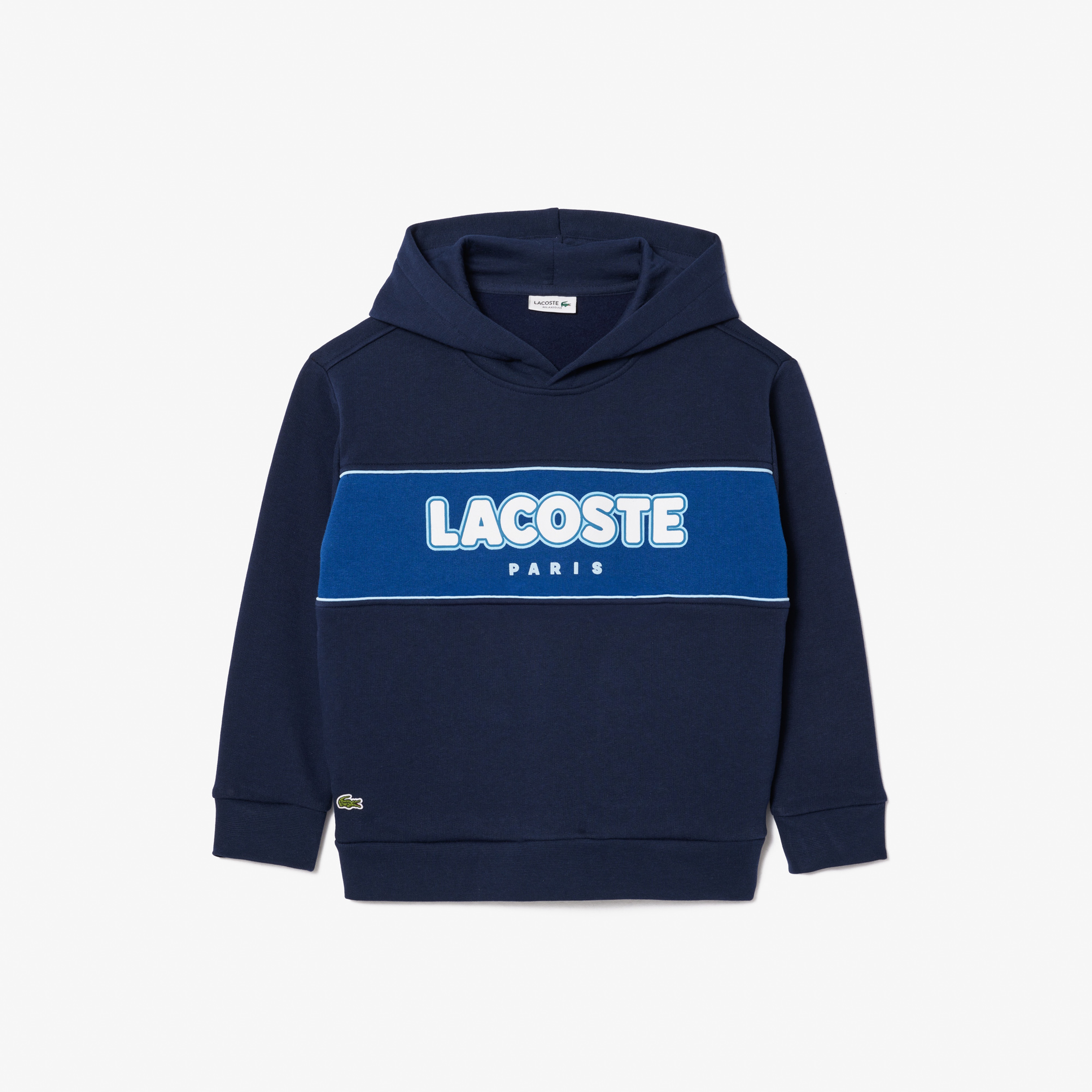 Erkek Çocuk Kapüşonlu Baskılı Lacivert Sweatshirt