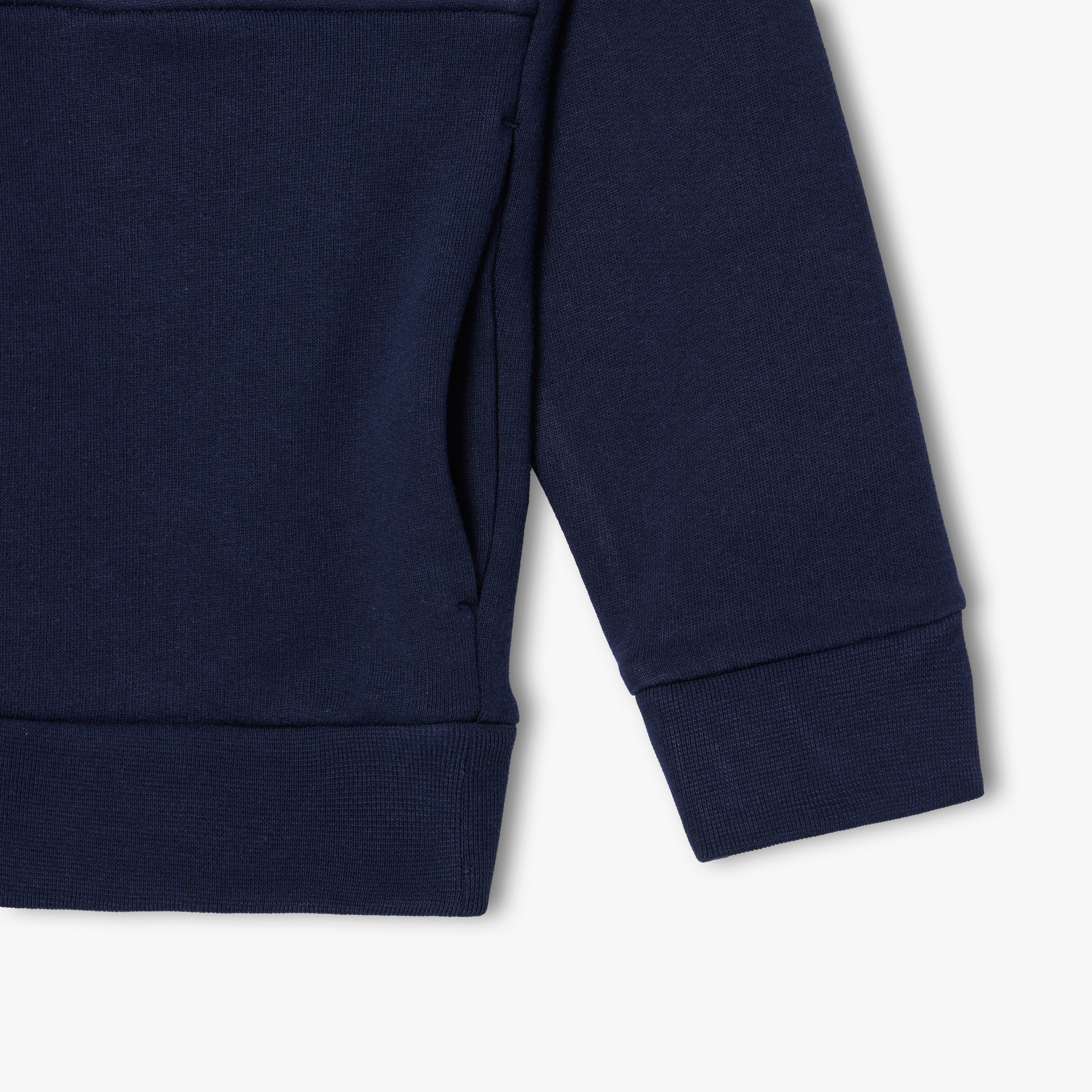 Erkek Çocuk Kapüşonlu Baskılı Lacivert Sweatshirt