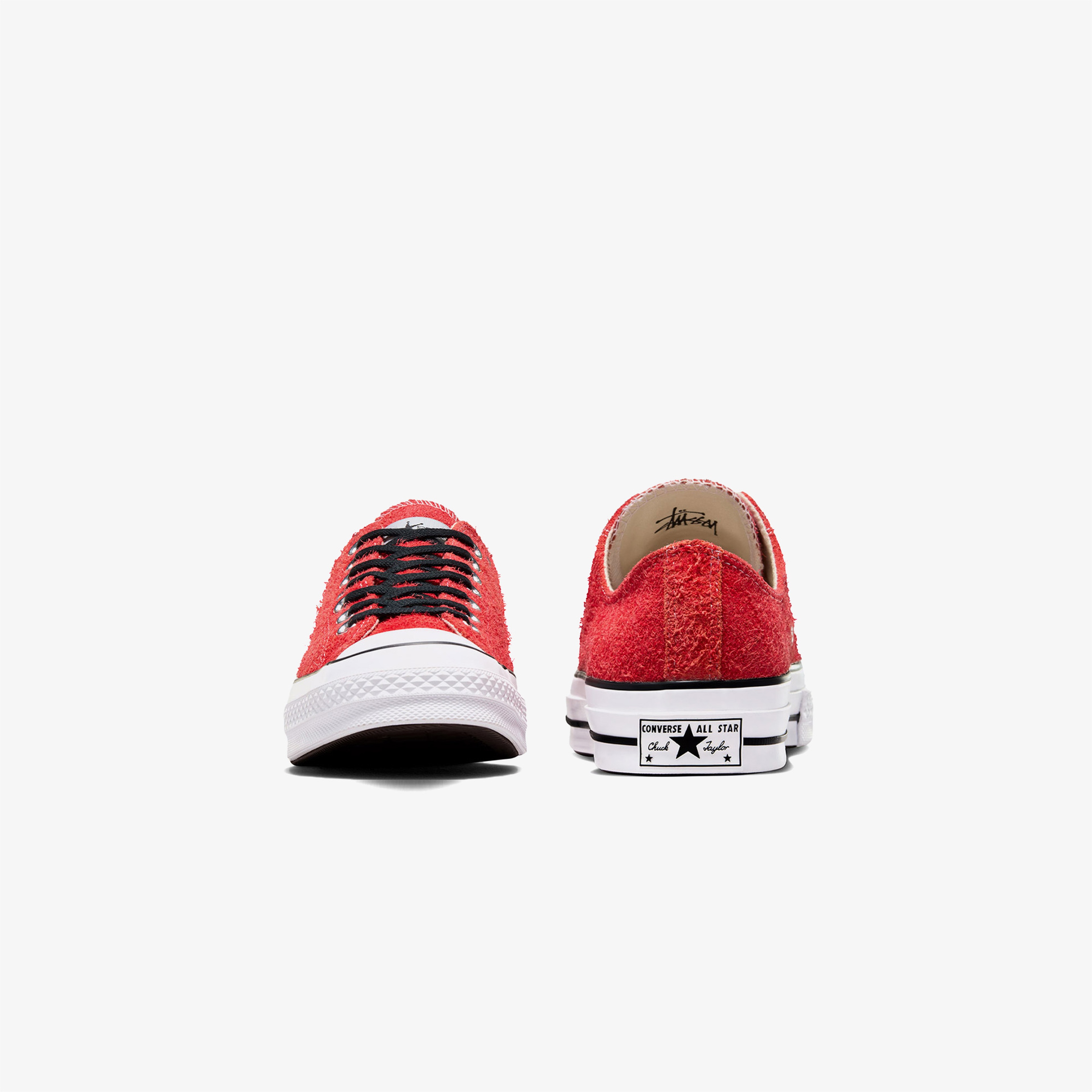 Converse X Stüssy Chuck 70 Unisex Kırmızı Süet Sneaker