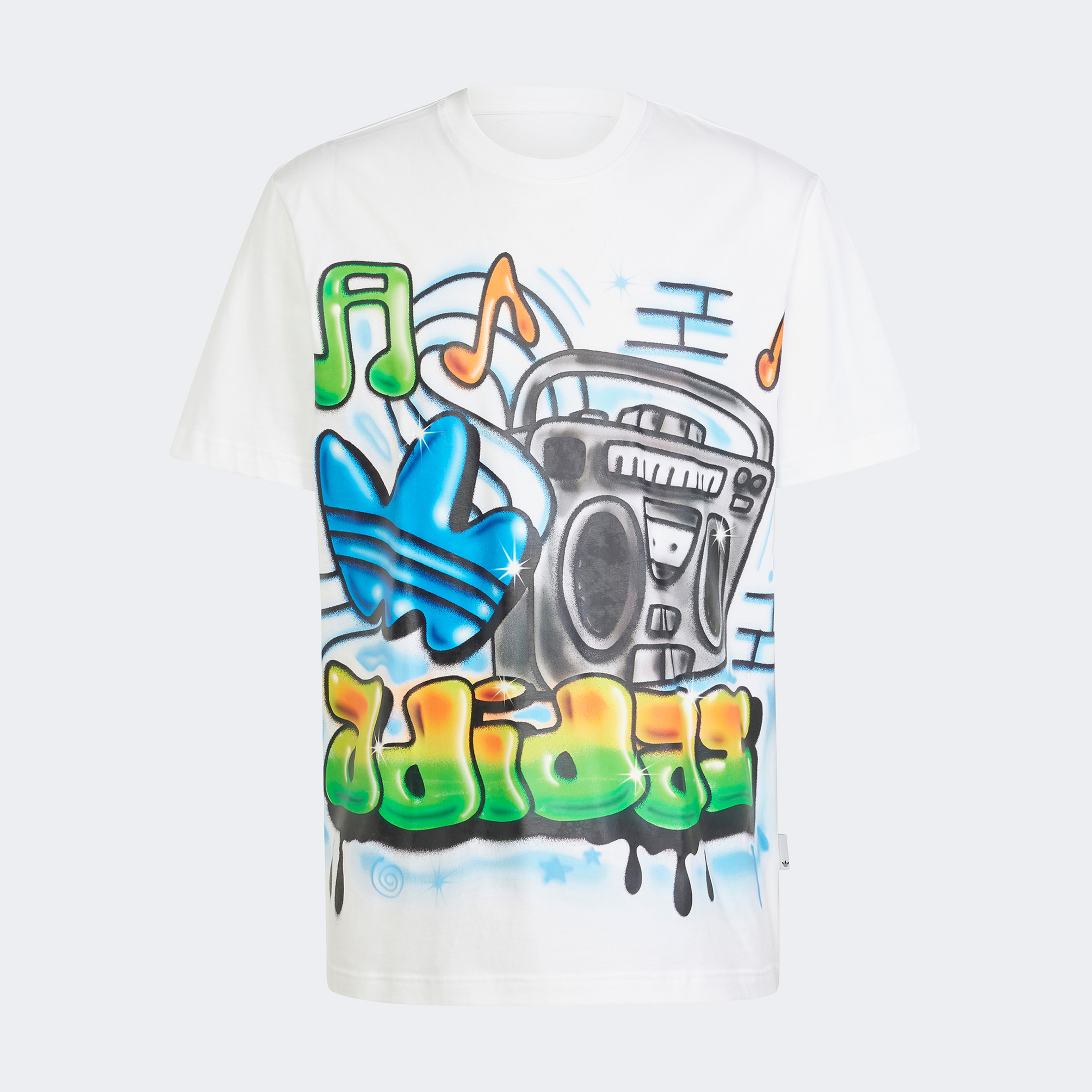 adidas Q12 Ts Street Erkek Beyaz T-Shirt