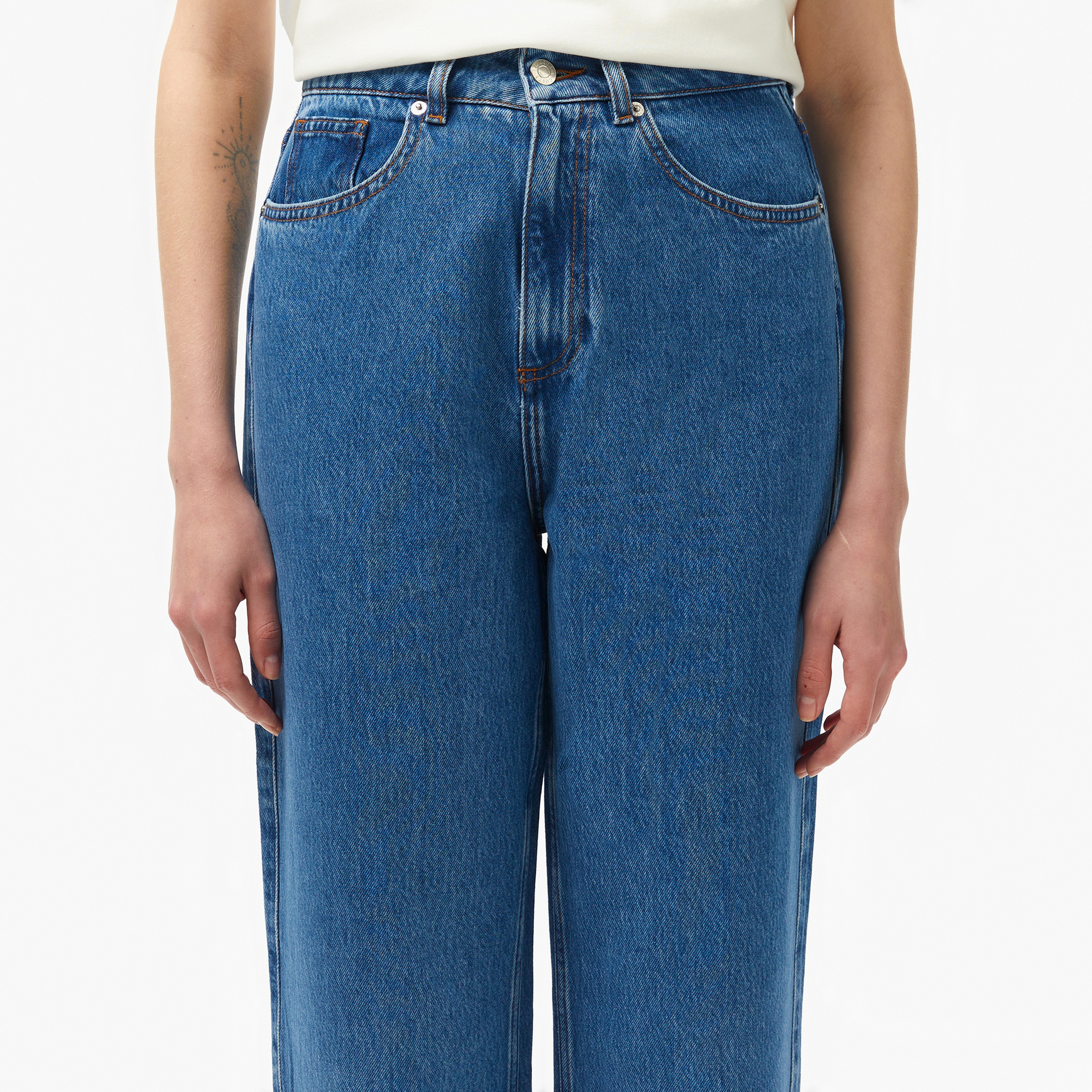 Kadın Mavi Jean Pantolon