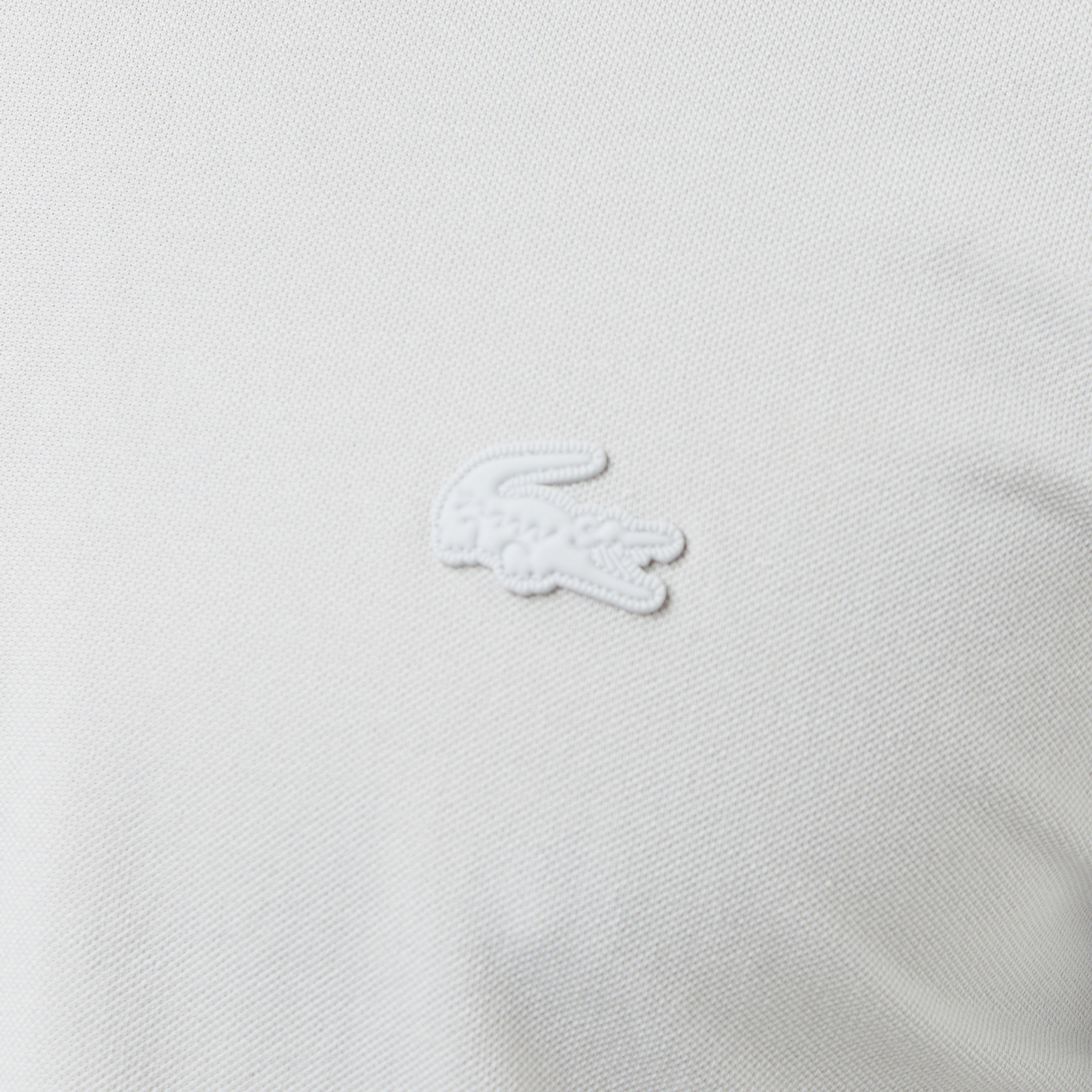 Erkek Slim Fit Yarım Fermuarlı Gri Polo