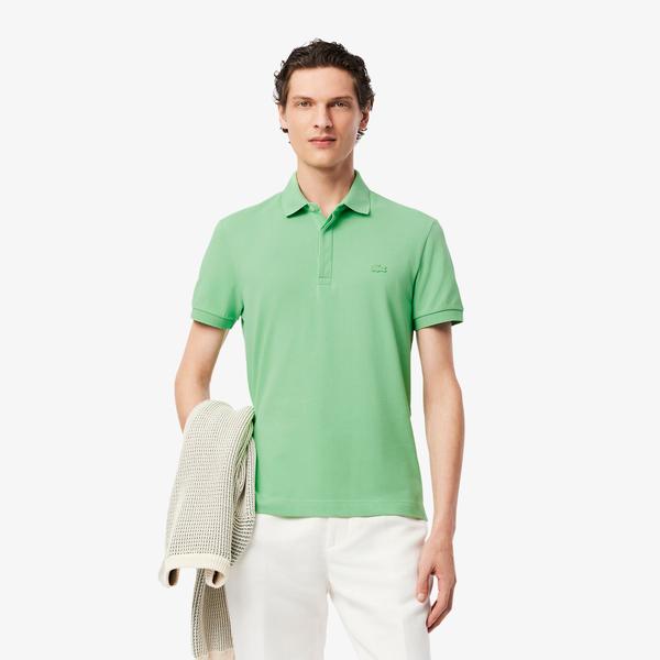 Erkek Regular Fit Yeşil Paris Polo