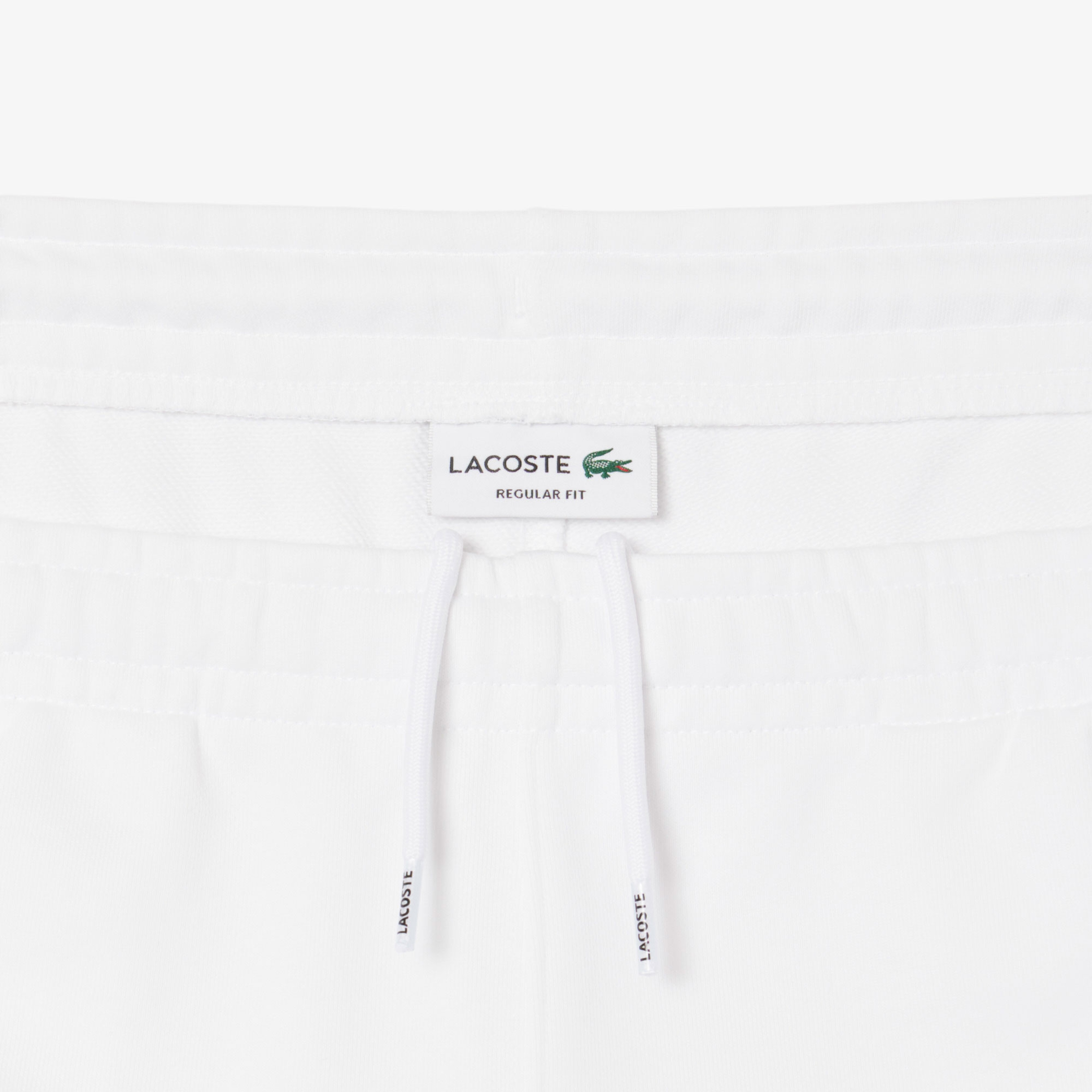 Erkek Regular Fit Beyaz Şort