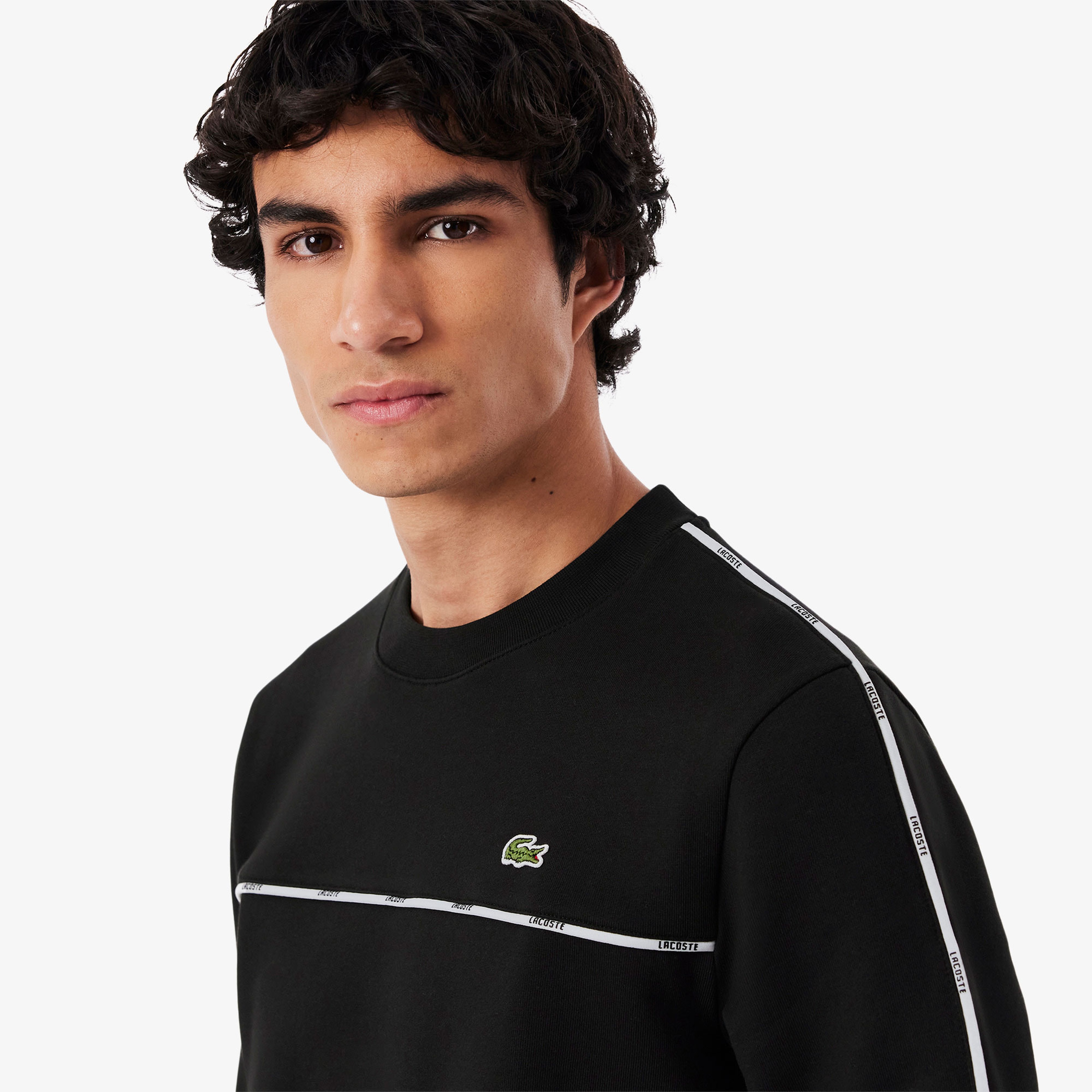 Erkek Classic Fit Siyah Sweatshirt