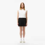 Kadın Regular Fit Kolsuz Beyaz Gömlek