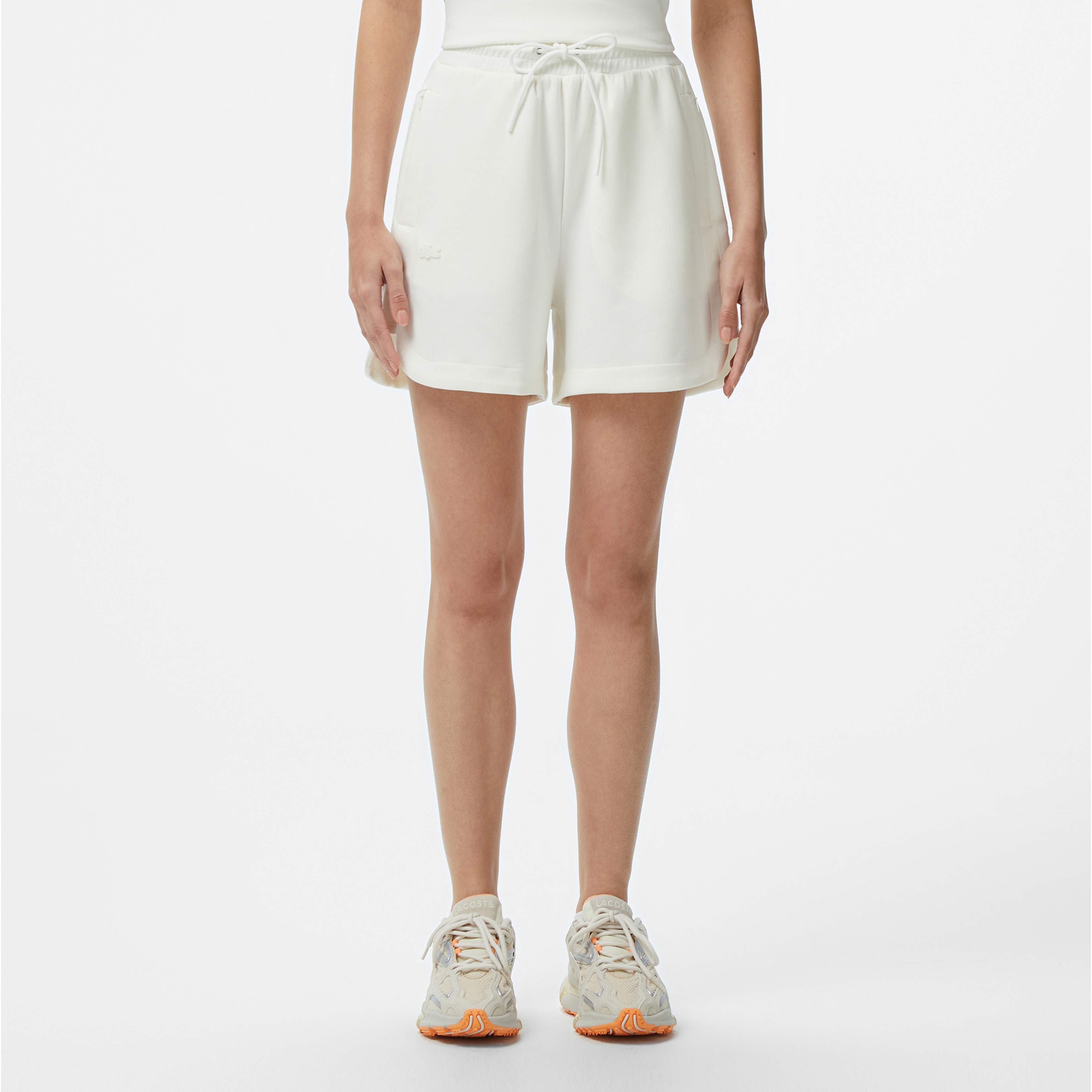 Kadın Relaxed Fit Beyaz Şort