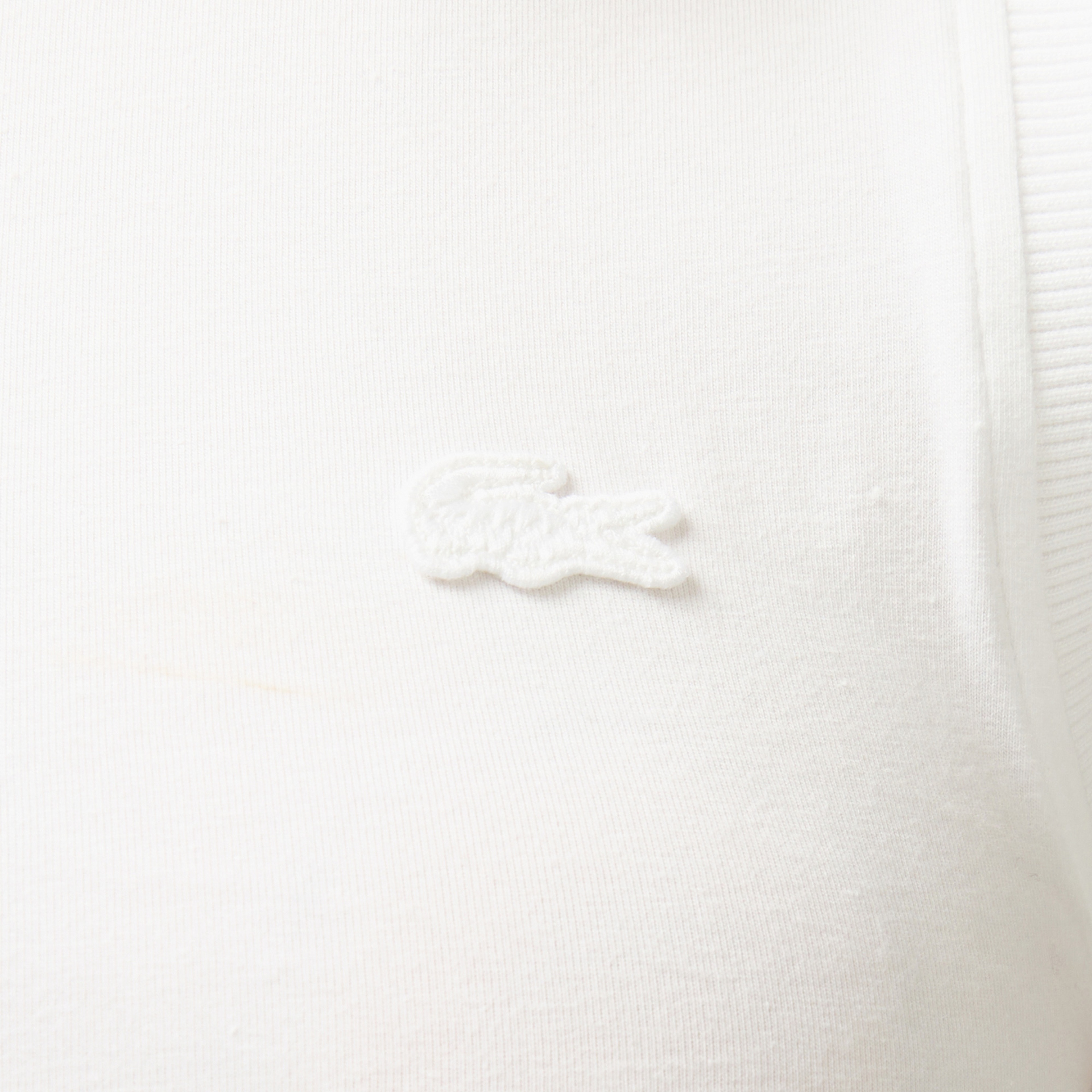 Kadın Slim Fit Kolsuz Bisiklet Yaka Beyaz T-Shirt