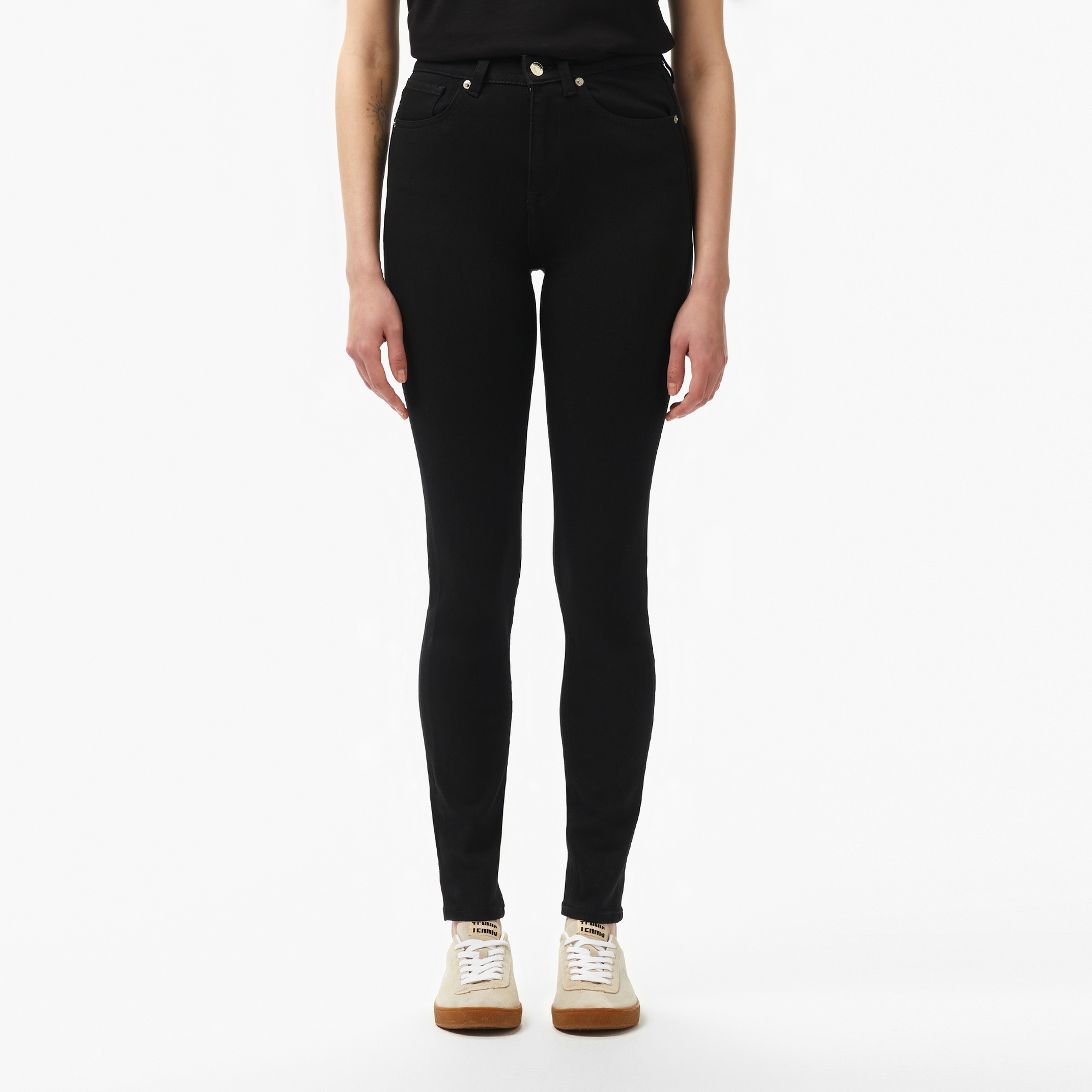 Kadın Skinny Fit Siyah Jean Pantolon