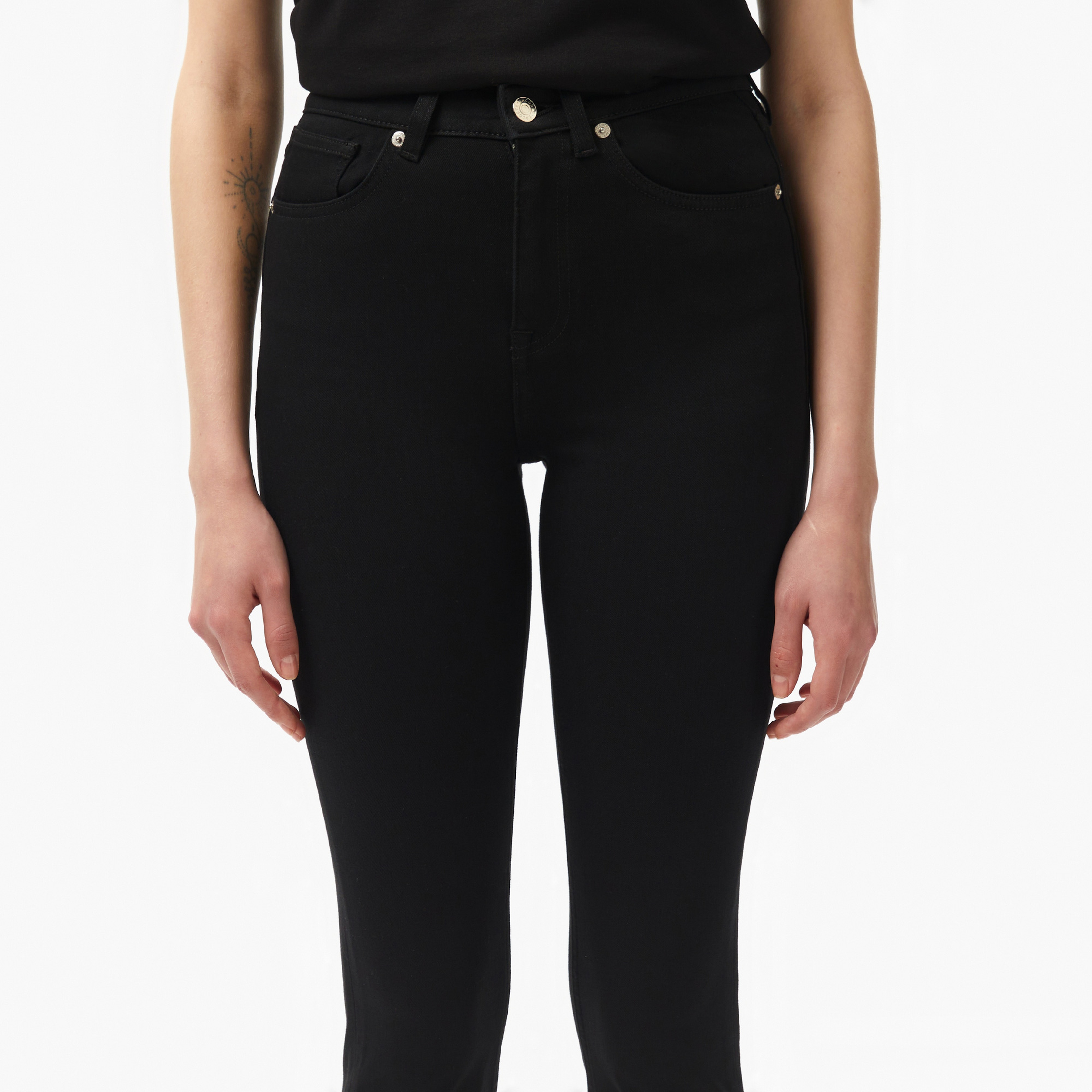 Kadın Skinny Fit Siyah Jean Pantolon