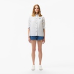 Kadın Regular Fit Denim Koyu Mavi Şort