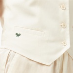 Kadın Slim Fit Beyaz Yelek