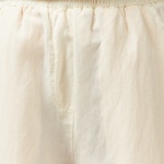 Kadın Regular Fit Beyaz Bermuda Şort