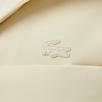 Erkek Regular Fit Kapüşonlu Baskılı Krem Mont