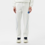 Erkek Tapered Fit Baskılı Beyaz Eşofman Altı