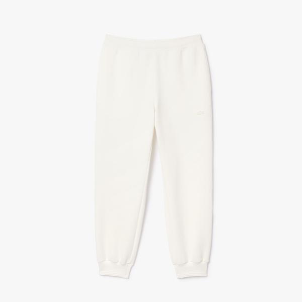 Erkek Regular Fit Beyaz Eşofman Altı