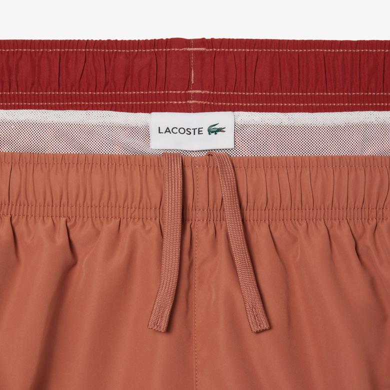 Erkek Renk Bloklu Turuncu Mayo