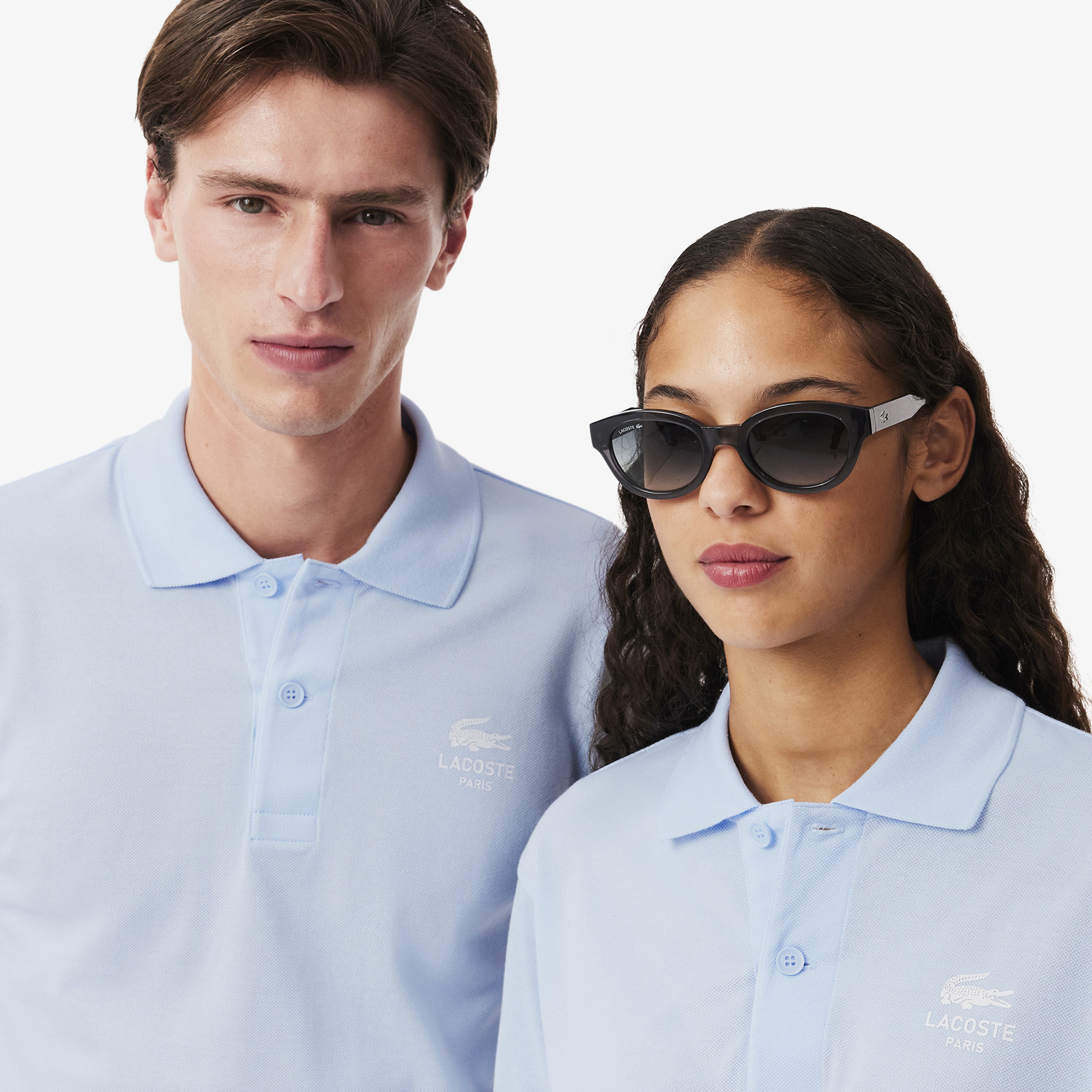 L.12.12 Unisex Classic Fit Mavi Polo