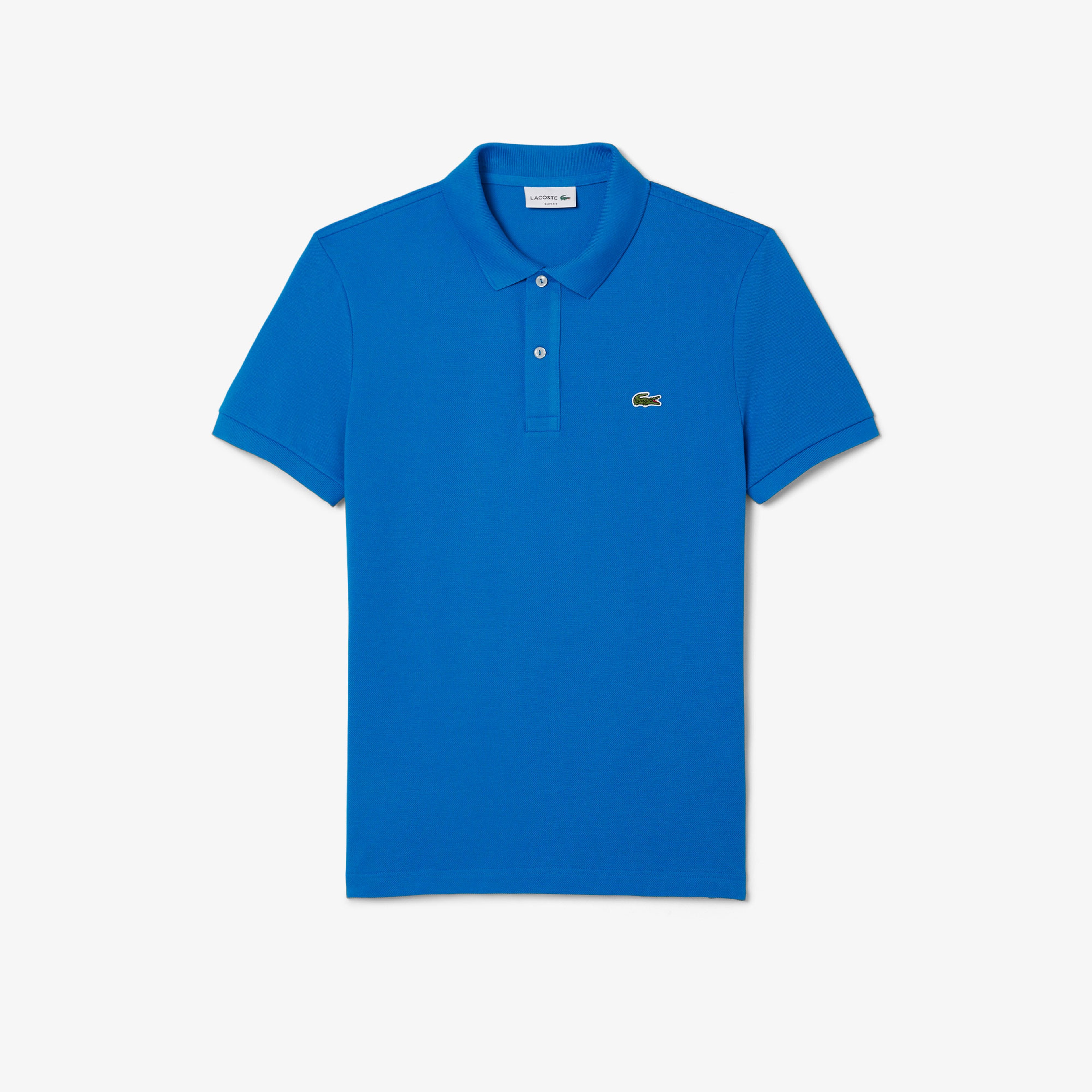 L.12.12 Erkek Slim Fit Polo Yaka Mavi Polo