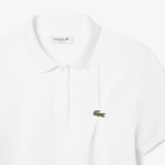 Kadın Regular Fit Organik Pamuk Beyaz Polo