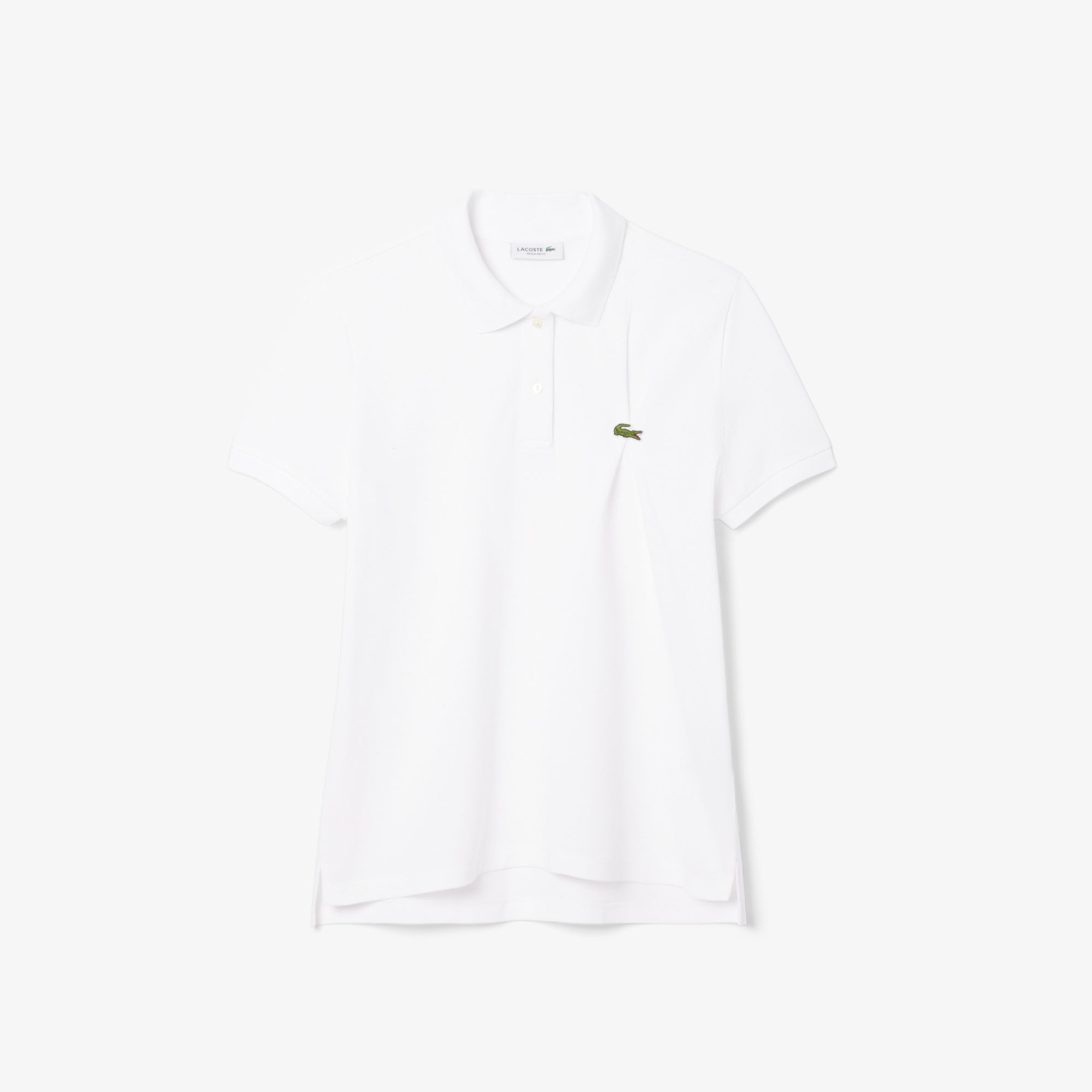 Kadın Regular Fit Organik Pamuk Beyaz Polo