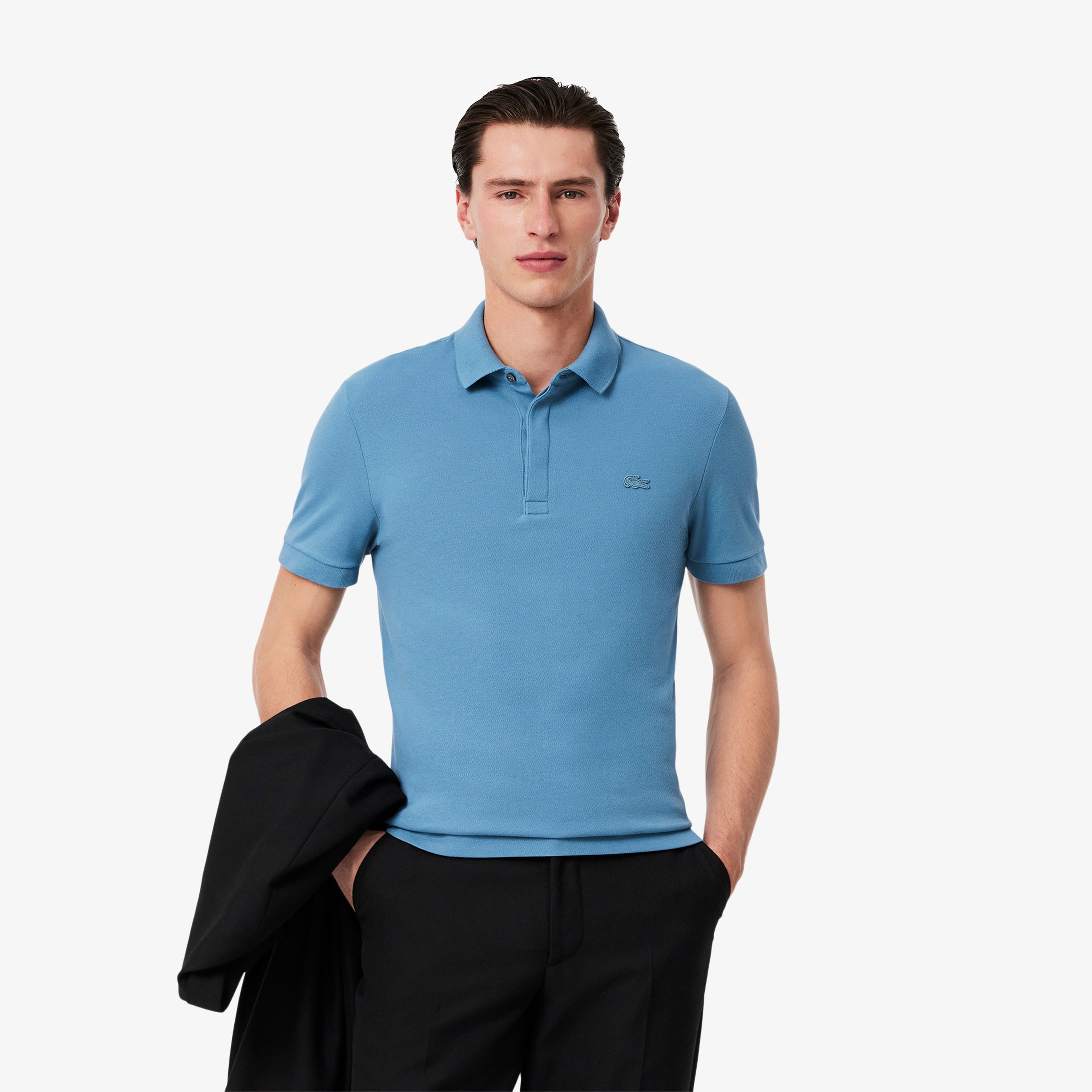Erkek Regular Fit Mavi Paris Polo