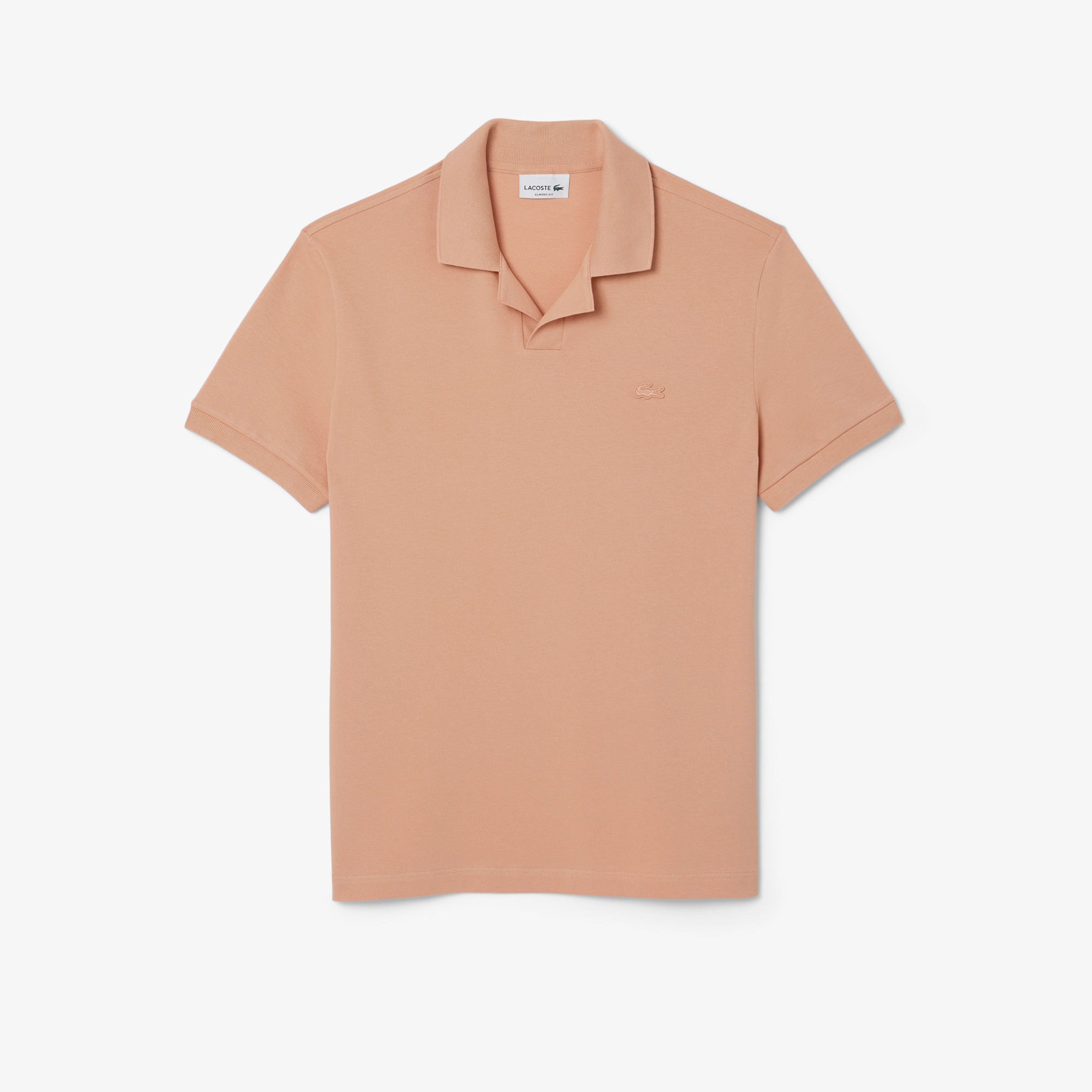 Erkek Classic Fit Pembe Paris Polo