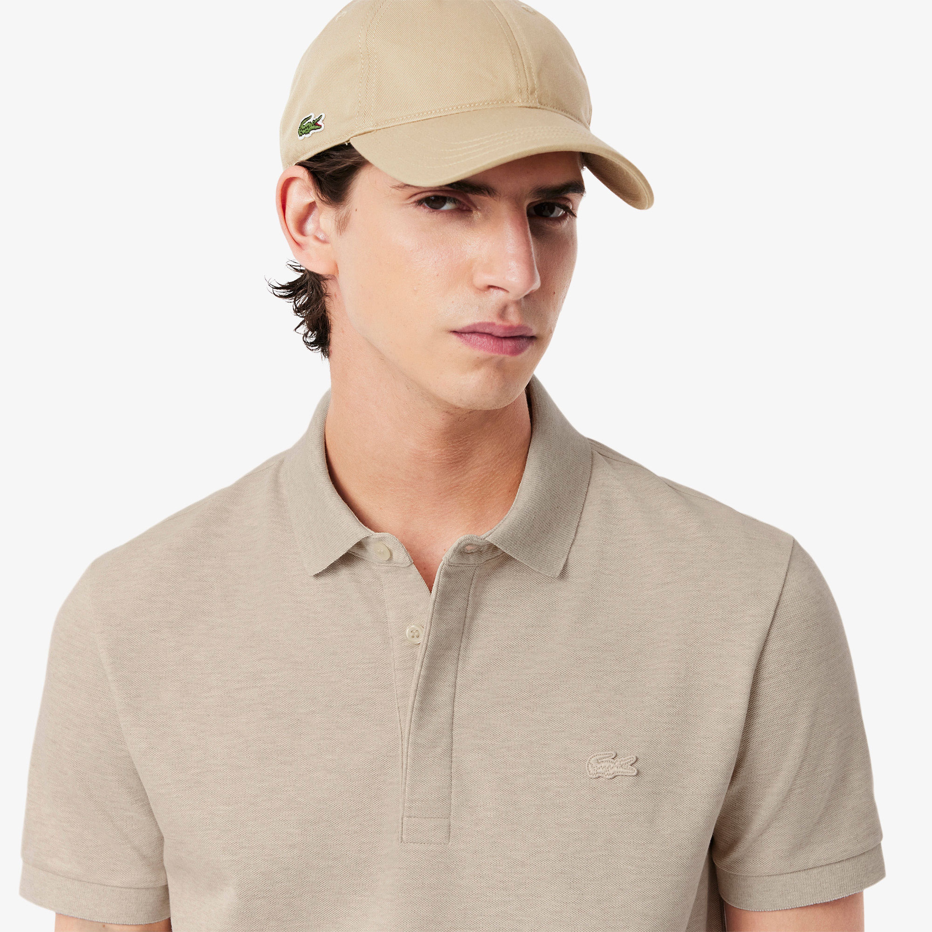 Lacoste Paris Erkek Regular Fit Gri Polo