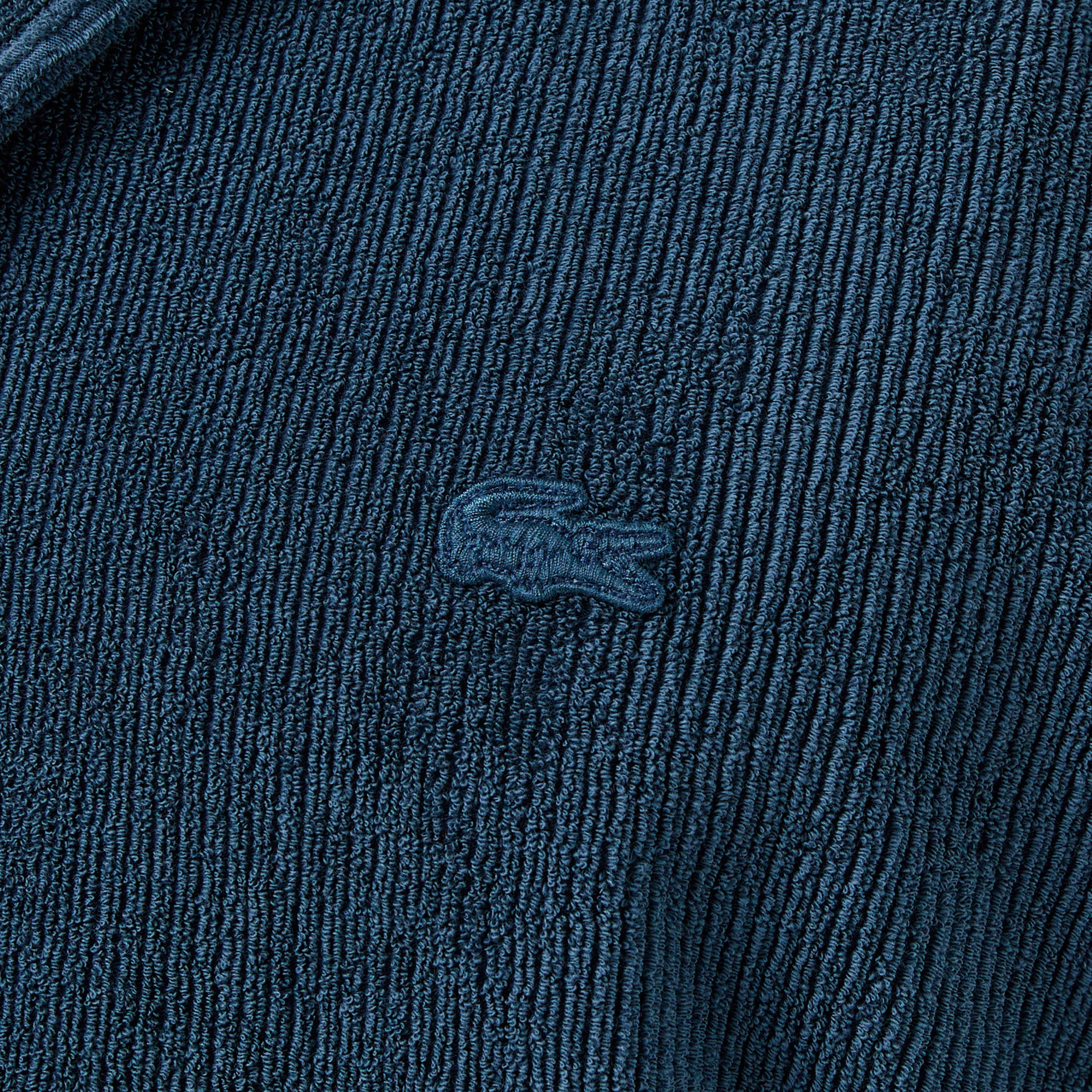 Erkek Relaxed Fit Kısa Kollu Koyu Mavi Gömlek