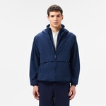 Erkek Kapüşonlu Lacivert Ceket