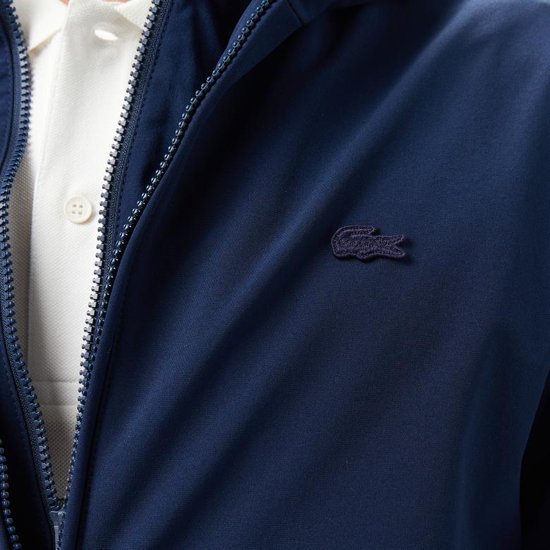 Erkek Kapüşonlu Lacivert Ceket