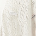 Kadın Relaxed Fit Desenli Beyaz Hırka