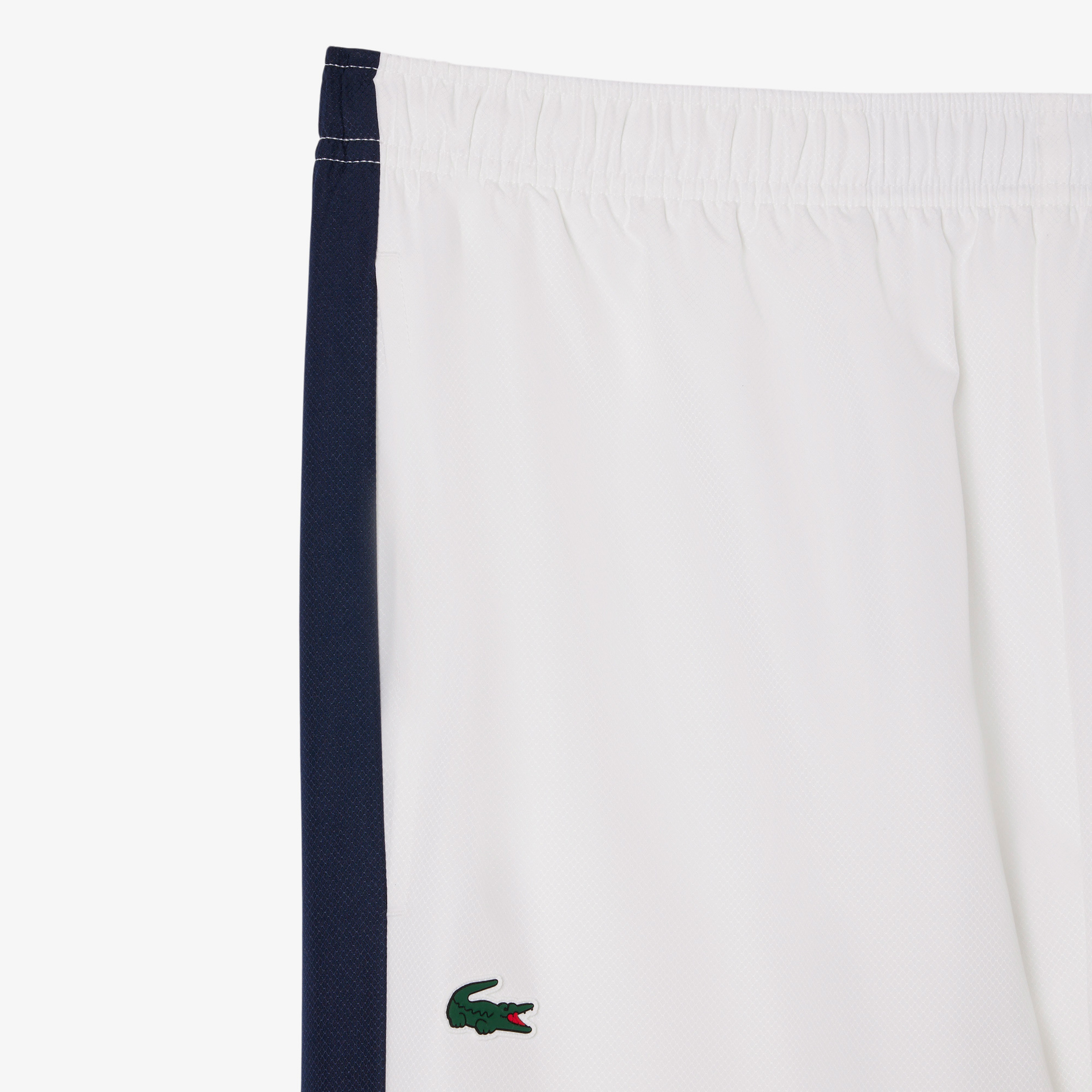Lacoste Erkek Regular Fit Fermuarlı Renk Bloklu Beyaz Eşofman Takımı