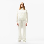 Kadın Kapüşonlu Beyaz Ceket