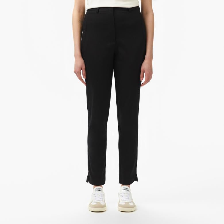 Kadın Regular Fit Siyah Pantolon