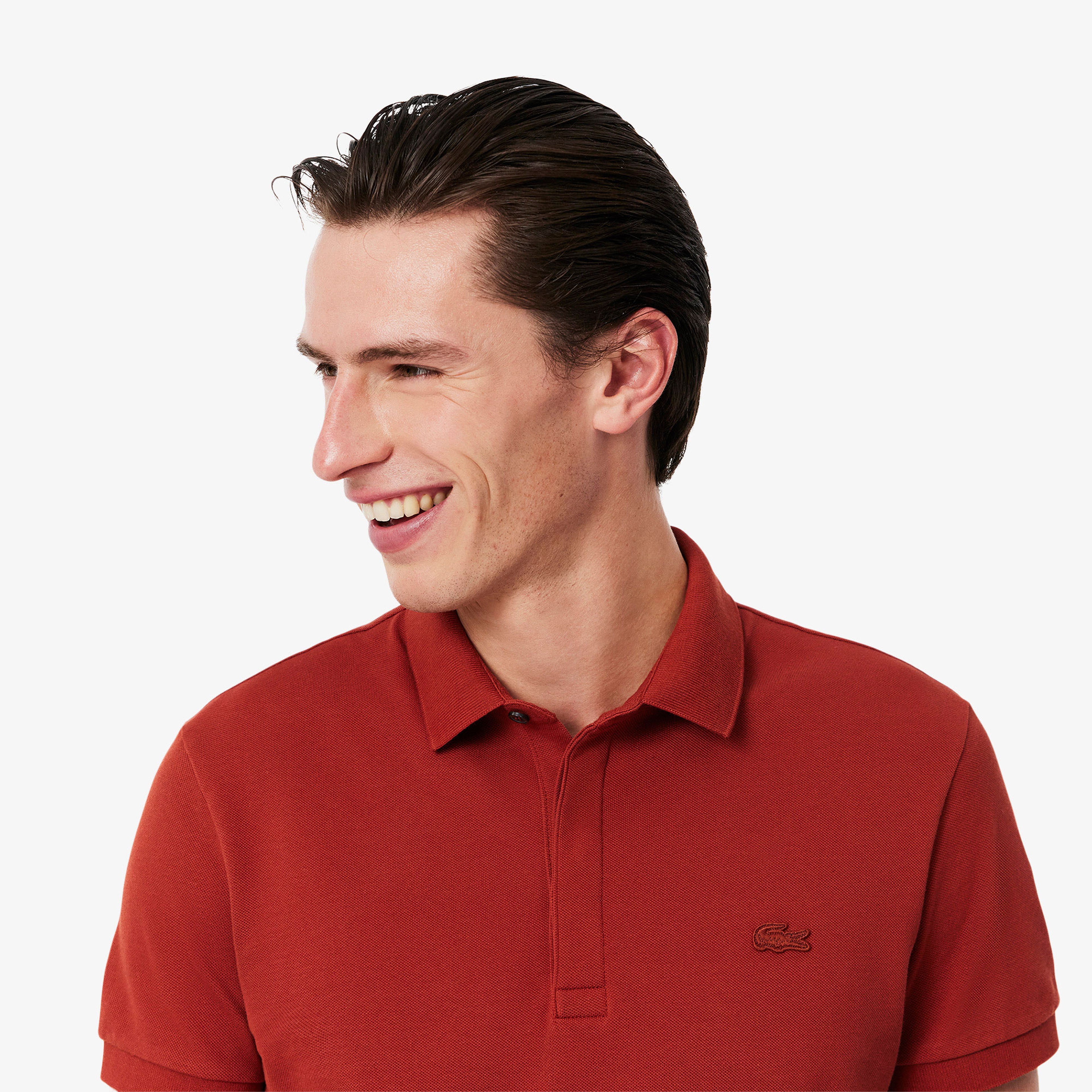 Erkek Regular Fit Kahverengi Paris Polo