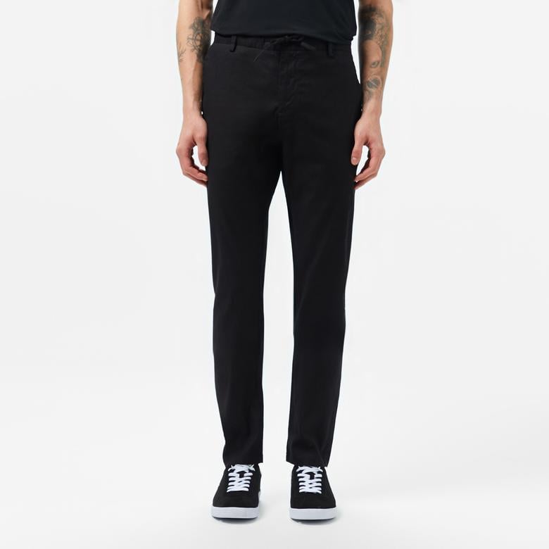 Erkek Slim Fit Siyah Pantolon
