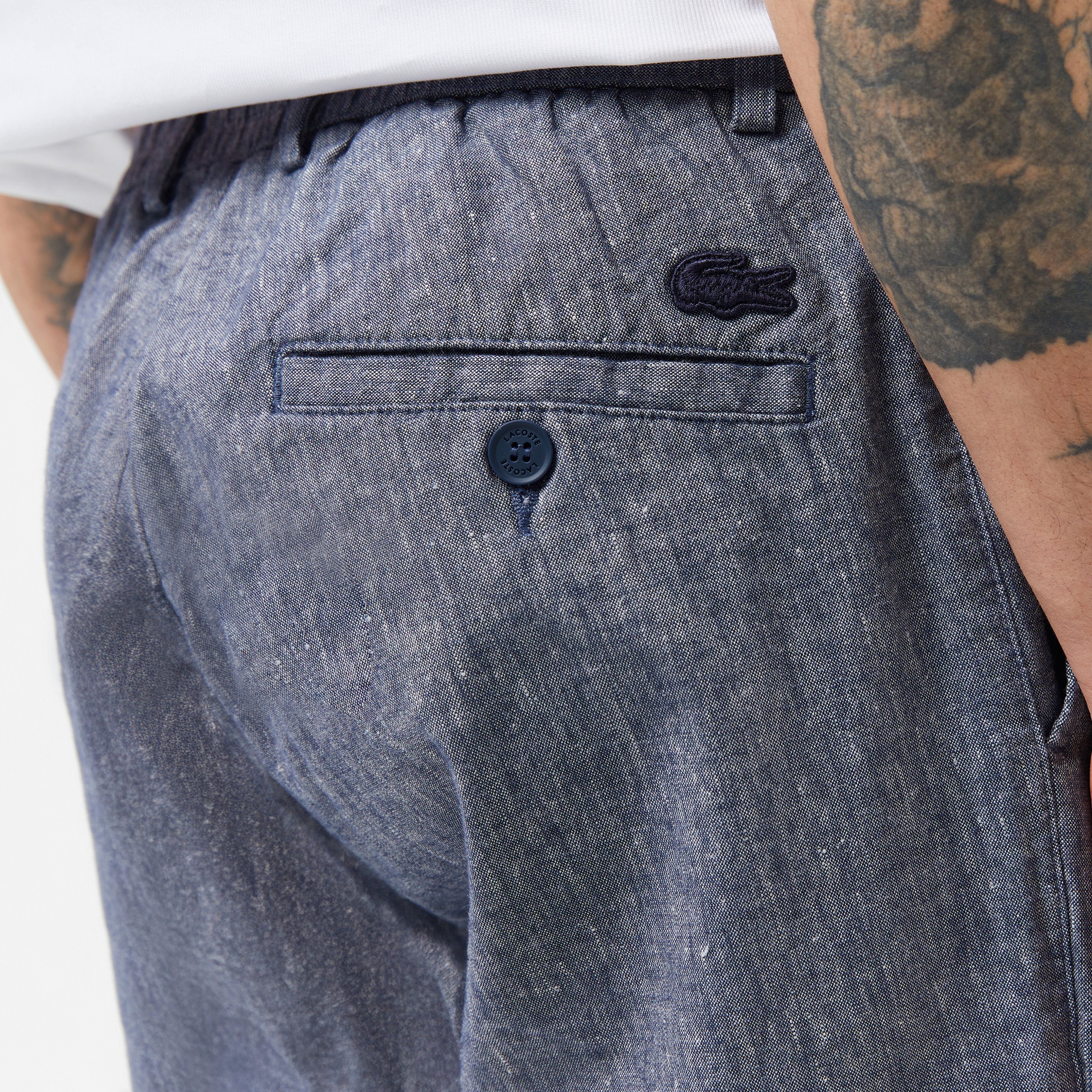 Erkek Slim Fit Lacivert Pantolon