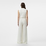 Kadın Relaxed Fit Beyaz Pantolon