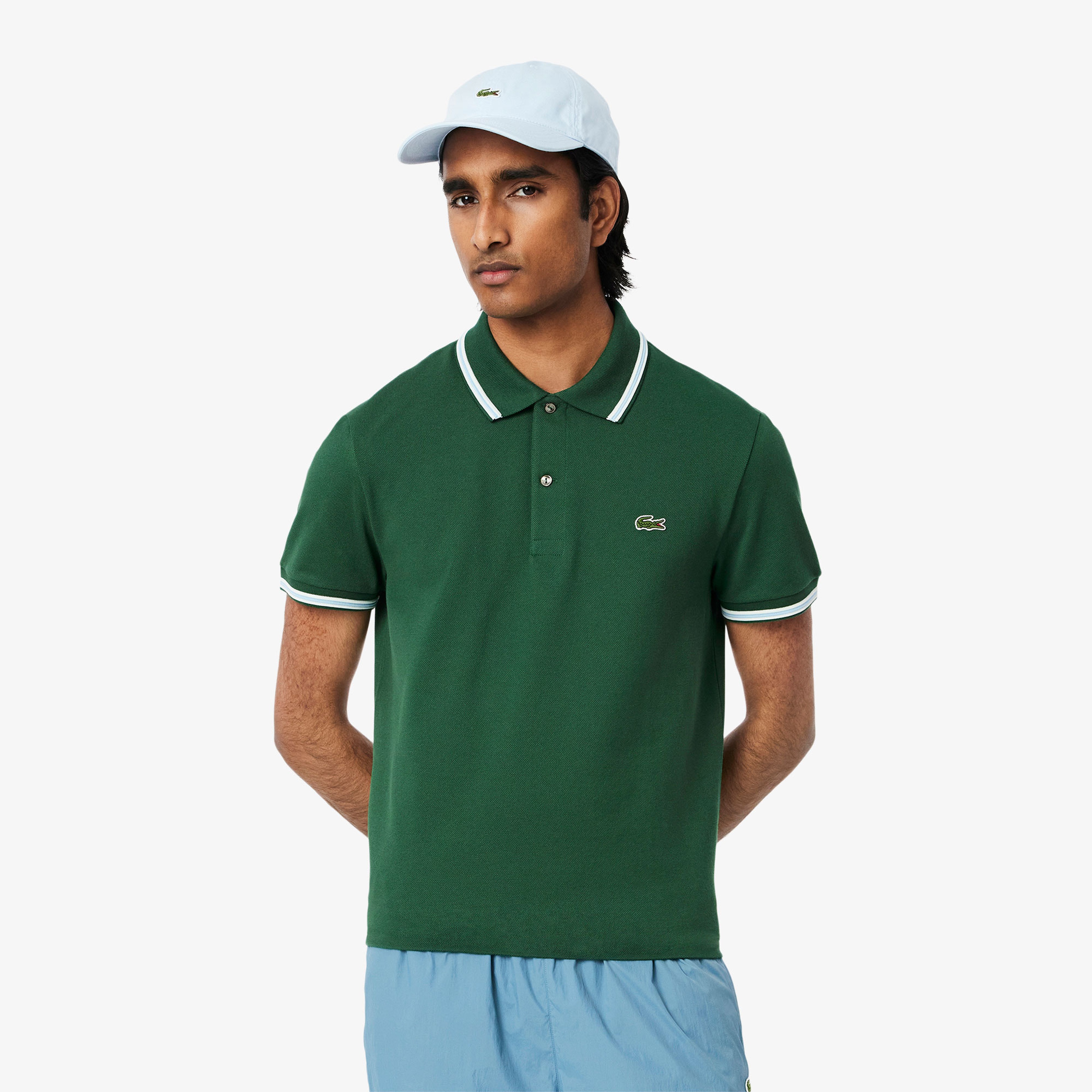 L.12.12 Erkek Regular Fit Yeşil Polo