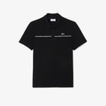 L.12.12 Erkek Classic Fit Siyah Polo