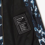 Erkek Gömlek Yaka Baskılı Lacivert Rüzgarlık