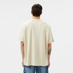 Erkek Oversize Fit Bisiklet Yaka Bej T-Shirt