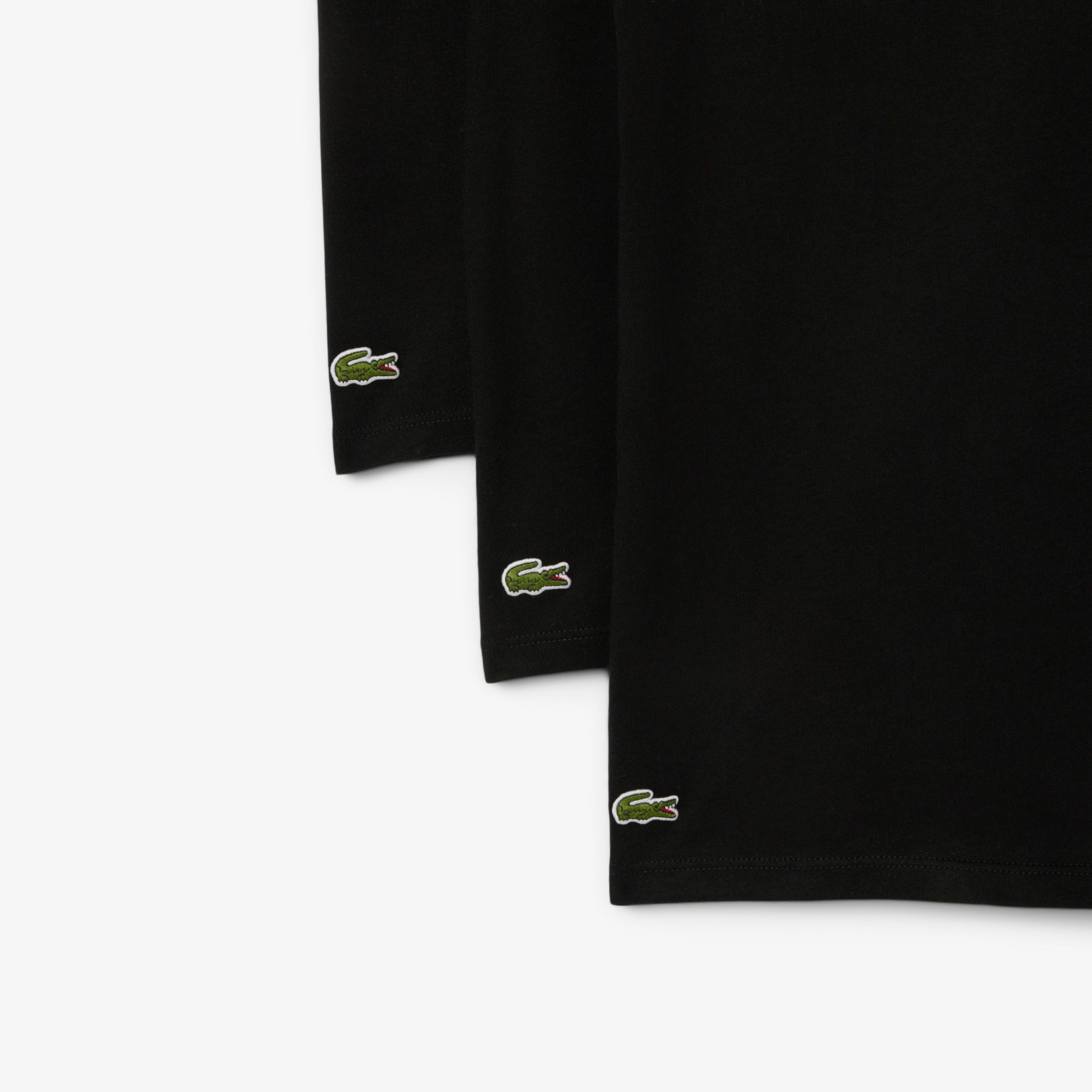 Erkek Slim Fit Kısa Kollu V Yaka 3'lü Siyah Pijama Üstü