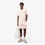 Erkek Regular Fit Baskılı Bej Şort