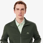 Lacoste Erkek Regular Fit Fermuarlı Koyu Yeşil Sweatshirt