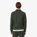 Lacoste Erkek Regular Fit Fermuarlı Koyu Yeşil Sweatshirt